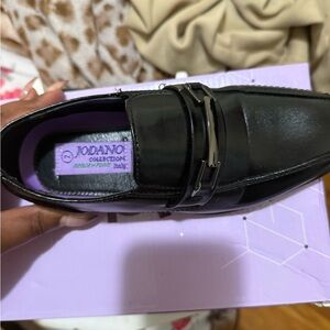 Black Leather Boy’s Shoes